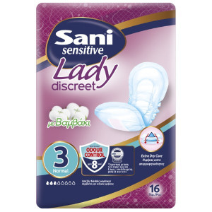 Sani lady sensitive normal No3 σερβιέτες ειδικών χρήσεων 16τεμ Sani - 1