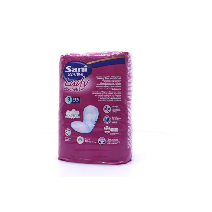 Sani lady sensitive normal No3 σερβιέτες ειδικών χρήσεων 16τεμ Sani - 4