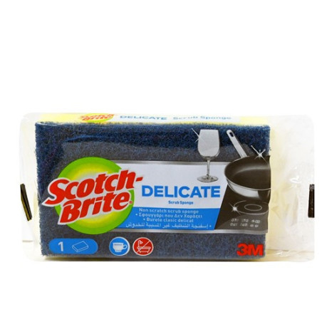 Scotch-brite σφουγγαράκι κουζίνας delicate μπλε Scotch-Brite - 1