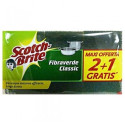 Scotch-brite σφουγγαράκι κουζίνας fibraverde classic 3τεμ Scotch-Brite - 1