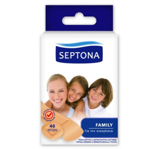 Septona αυτοκόλλητα επιθέματα για όλη την οικογένεια 40τεμ Septona - 1