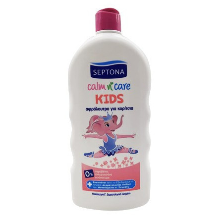 Septona kids αφρόλουτρο για κορίτσια 750ml