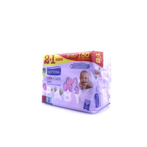 Septona calm n care μωρομάντηλα αλόη baby 3x60τεμ