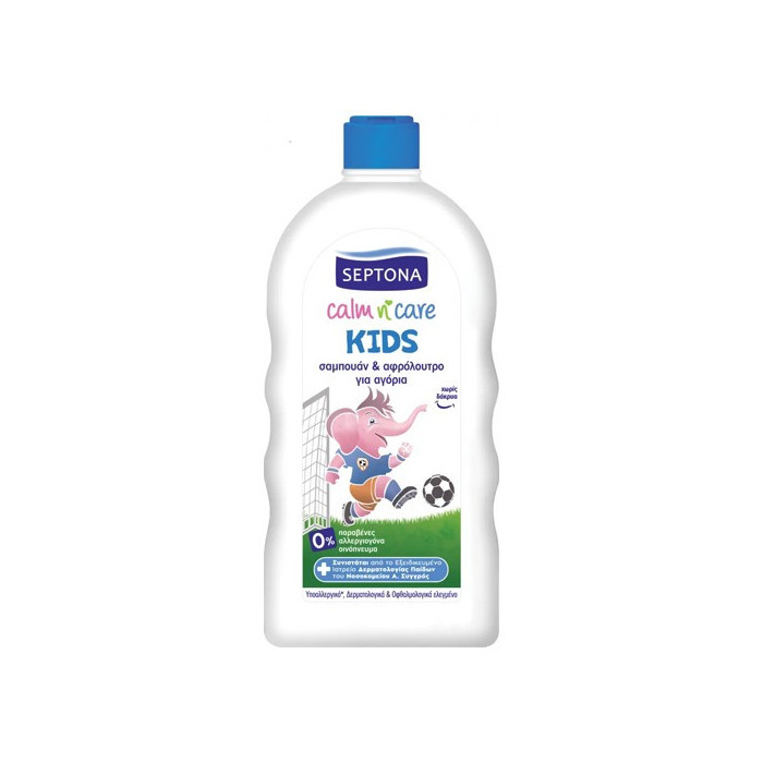 Septona kids σαμπουάν & αφρόλουτρο για αγόρια 750ml Septona - 1