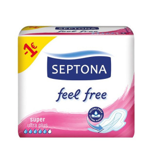 Septona σερβιέτες feel free super 8τεμ Septona - 1