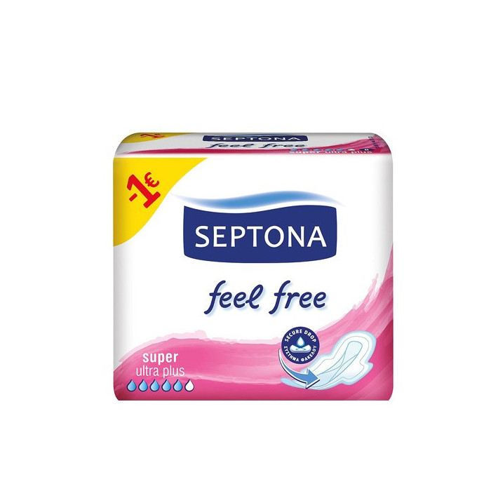 Septona σερβιέτες feel free super 8τεμ Septona - 1