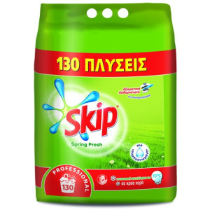 Skip σκόνη απορρυπαντικό πλυντηρίου ρούχων spring fresh 130μεζ 8,45kg Skip - 1