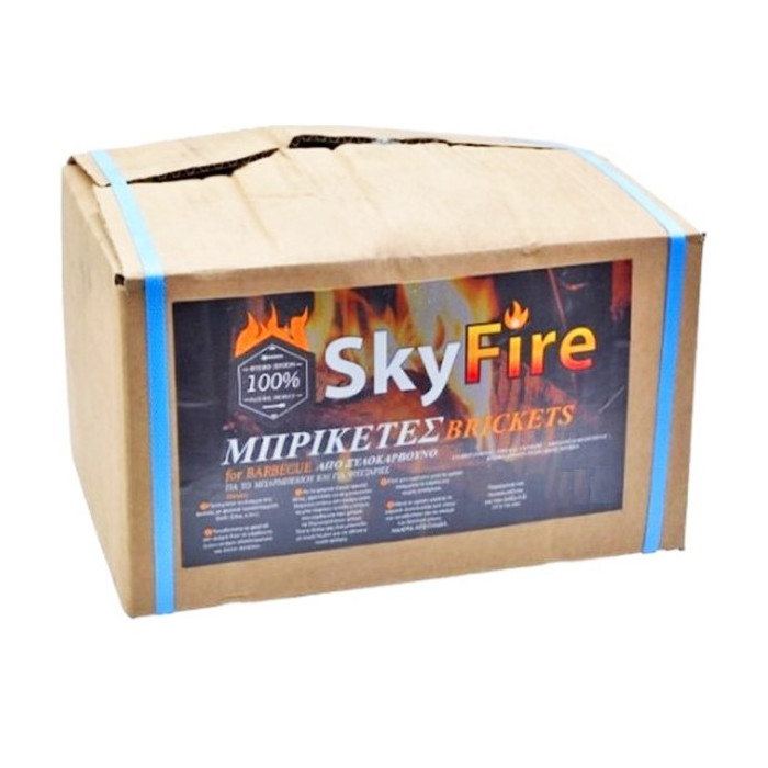 Sky fire μπρικέτα άνθρακα 10kg Sky Fire - 1