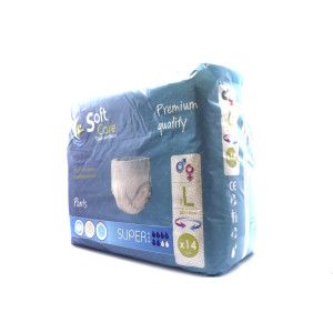 Soft care πάνα βρακάκι large 14τεμ Soft Care - 1