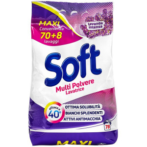 Soft σκόνη πλυντηρίου ρούχων λεβάντα 70μεζ Soft - 1