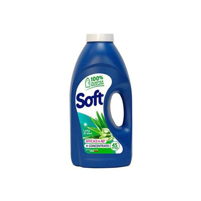 SOFT LAVATRICE υγρό πλυντηρίου ρούχων με Αλόη 32μεζ 2,5lt