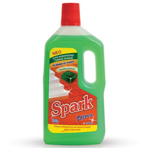 Spark καθαριστικό πατώματος με πράσινο σαπούνι 1lt