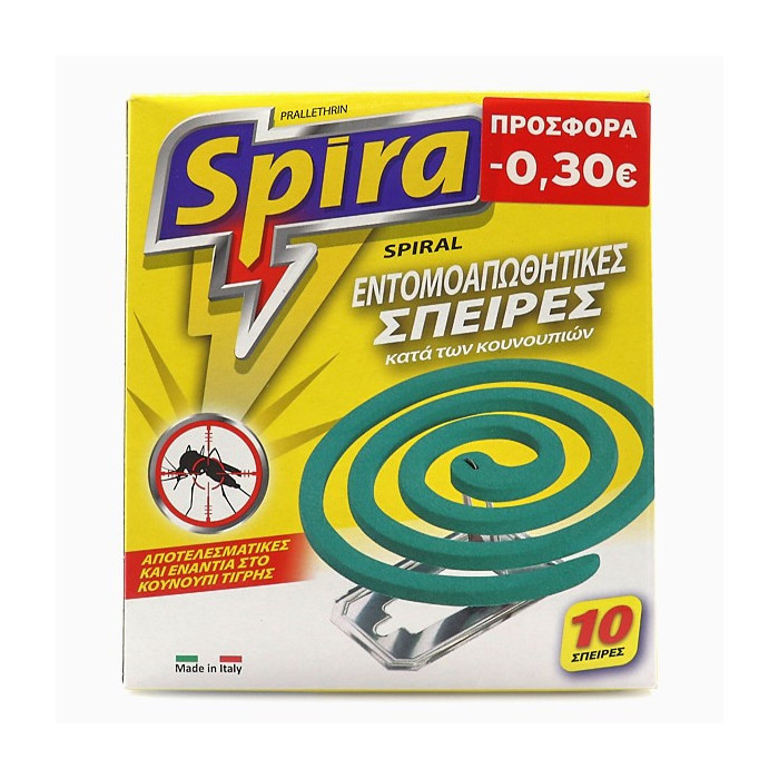 Spira yellow mat εντομοαπωθητικό φιδάκι 1τεμ