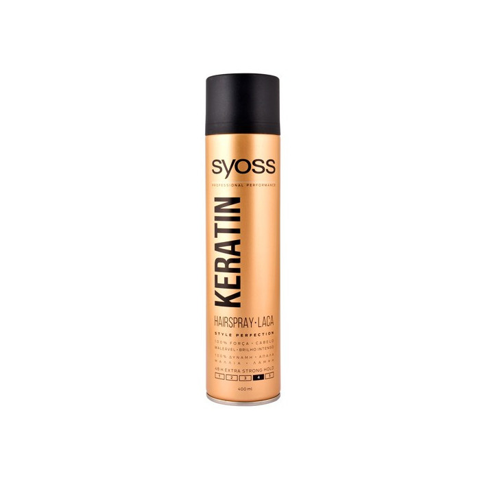 Syoss hair spray keratin χρυσό No4 400ml