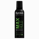 Syoss mousse αφρός μαλλιών max hold 250ml