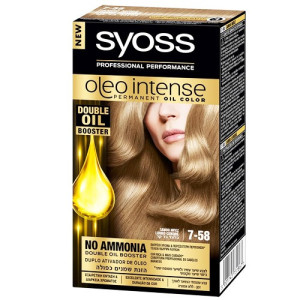 Syoss βαφή μαλλιών oleo intense σε χρώμα ξανθό μπεζ 7-58 Syoss - 1