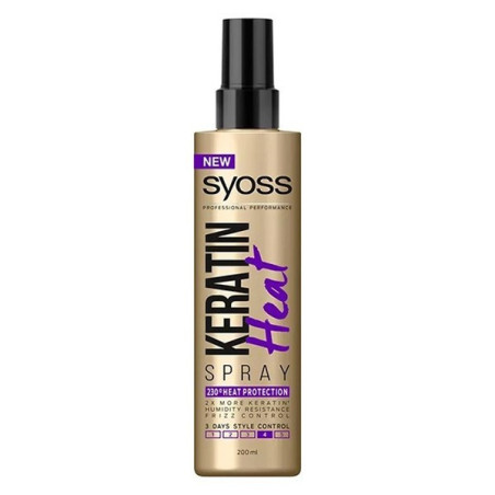 Syoss keratin heat θερμοπροστατευτικό spray 200ml