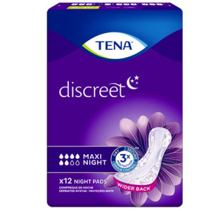 Tena discreet σερβιέτες νύχτας maxi night 12τεμ