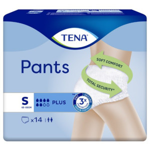 Tena pants plus πάνα βρακάκι ακράτειας small 14τεμ