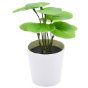 Tns γλαστράκι πλαστικό με τεχνητό φυτό 12cm (EVA5678) Tns - 1