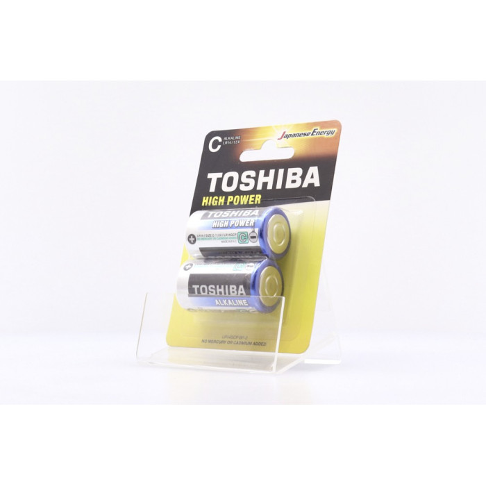 Toshiba μπαταρίες αλκαλικές C 2τεμ Toshiba - 2