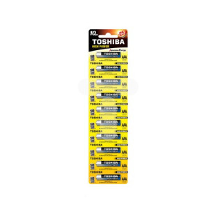 Toshiba μπαταρίες αλκαλικές AAA 10τεμ  - 1