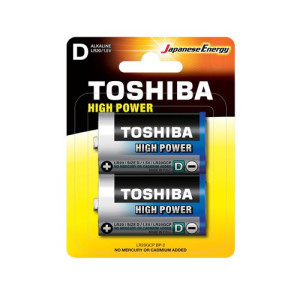 Toshiba μπαταρίες αλκαλικές D 2τεμ Toshiba - 1