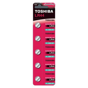 Toshiba μπαταρίες LR44 5τεμ Toshiba - 1
