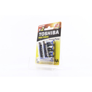 Toshiba μπαταρίες αλκαλικές AA 6τεμ Toshiba - 1