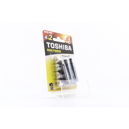 Toshiba μπαταρίες αλκαλικές AA 6τεμ Toshiba - 6