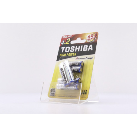 Toshiba μπαταρίες αλκαλικές AAA 6τεμ Toshiba - 2