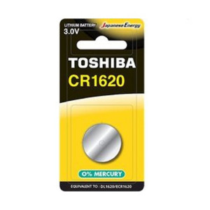 Toshiba μπαταρία κουμπί CR1620 CP-1C 1τεμ Toshiba - 1