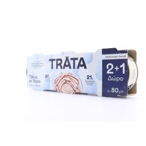 Trata τόνος σε νερό 3x80gr Trata - 1