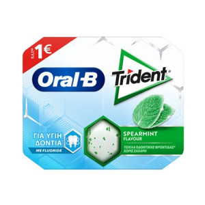 Trident oral-b 12x17gr, δυοσμοσ πλτ 1€