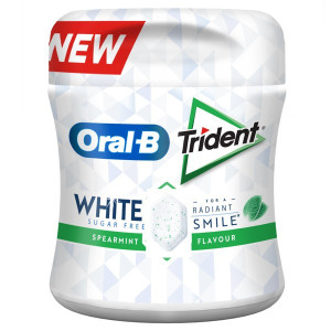 Trident oral-b white 6x68gr, δυοσμοσ μπουκαλι Trident - 1