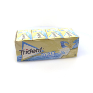 Trident max splash τσίχλες με βανίλια & μέντα 16x22gr