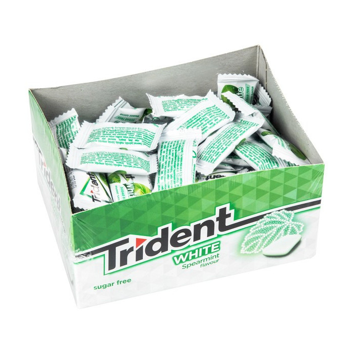 Trident mini white δυόσμος 100τεμ  - 1