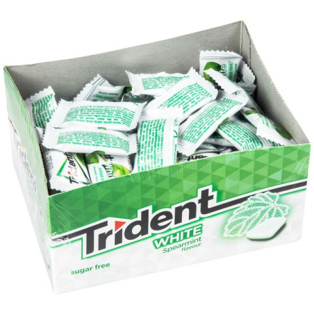 Trident mini white δυόσμος 100τεμ  - 1