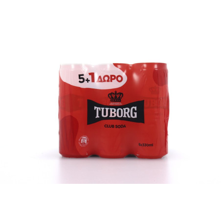 Tuborg σόδα 6x330ml