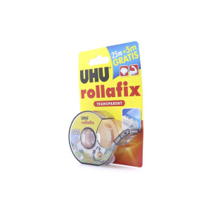 UHU κόλλα rollafix διαφανή 19mm x 25mm με βάση UHU - 1