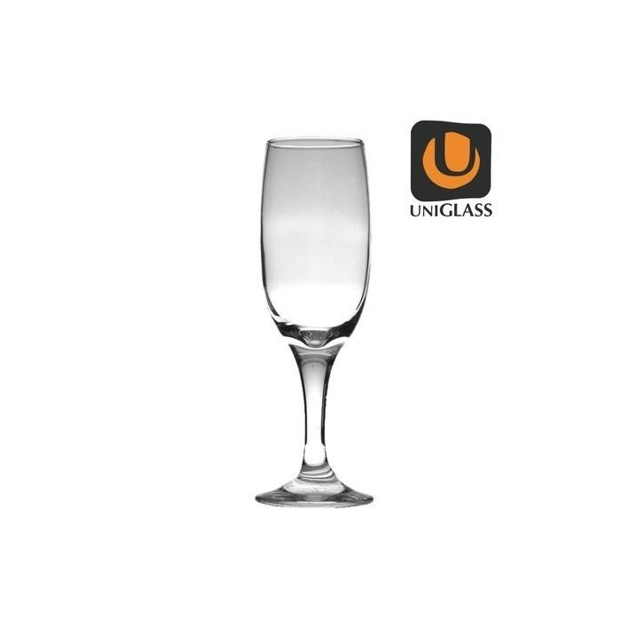 Uniglass 96504 ποτηρι γυαλινο σαμπανιας kouros 18,5cl 6τεμ