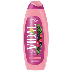 Vidal αφρόλουτρο berries & musk 500ml