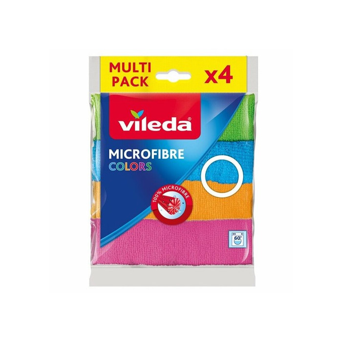 Vileda microfibre colors πανιά καθαρισμού 4τεμ Vileda - 1