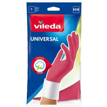 Vileda universal γάντια οικιακής χρήσης πλαστικά medium