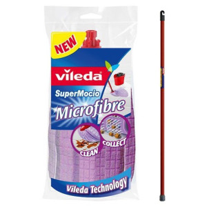 Vileda σφουγγαρίστρα microfibre με κοντάρι σετ Vileda - 1