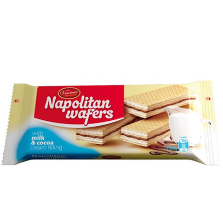 Vincinni γκοφρέτες με γάλα & κακάο 160gr Vincinni - 1