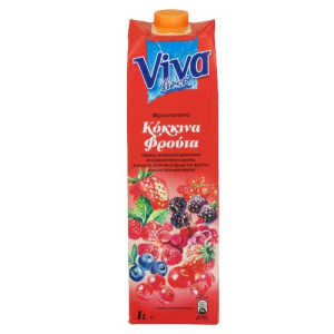 Viva χυμός με κόκκινα φρούτα 1lt Viva - 1