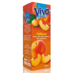 Viva χυμός με ροδάκινο 250ml Viva - 1