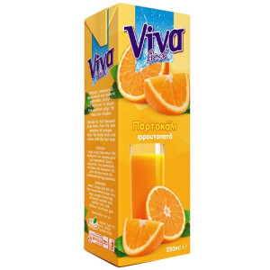 Viva χυμός με πορτοκάλι φρουτοποτό 250ml Viva - 1