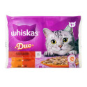 Whiskas γατοτροφή duo κρεατικά 4x85gr Whiskas - 1